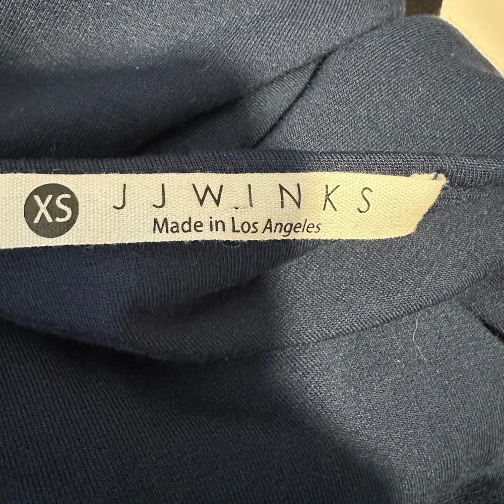 JJ Winks Womens Blue Knit Sweater Weather Top‎ Size XS Long Sleeve
